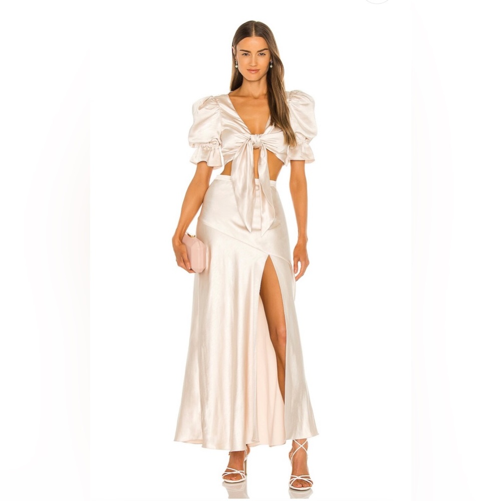 LPA Cream Skirt Set